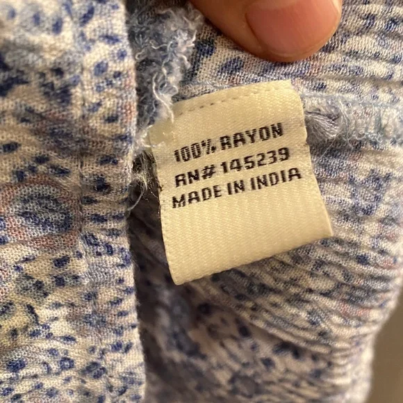 Blue Ruffled Mini Dress - Picture 3 of 8